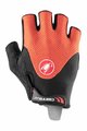 CASTELLI Cycling fingerless gloves - ARENBERG GEL - black/red