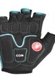 CASTELLI Cycling fingerless gloves - DOLCISSIMA 2  LADY - black/light blue