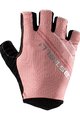 CASTELLI Cycling fingerless gloves - DOLCISSIMA 2 LADY - pink/black