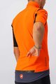 CASTELLI Cycling short sleeve jersey - GABBA ROS - orange/blue
