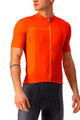CASTELLI Cycling short sleeve jersey and shorts - CLASSIFICA - orange/black