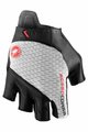 CASTELLI Cycling fingerless gloves - ROSSO CORSA PRO V - white