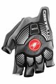 CASTELLI Cycling fingerless gloves - ROSSO CORSA PRO V - white