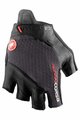 CASTELLI Cycling fingerless gloves - ROSSO CORSA PRO V - grey