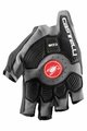CASTELLI Cycling fingerless gloves - ROSSO CORSA PRO V - grey