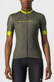 CASTELLI Cycling short sleeve jersey - GRADIENT LADY - green