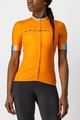 CASTELLI Cycling short sleeve jersey - GRADIENT LADY - orange