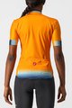 CASTELLI Cycling short sleeve jersey - GRADIENT LADY - orange