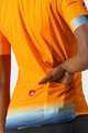 CASTELLI Cycling short sleeve jersey - GRADIENT LADY - orange