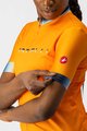 CASTELLI Cycling short sleeve jersey - GRADIENT LADY - orange