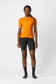 CASTELLI Cycling short sleeve jersey - GRADIENT LADY - orange