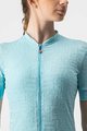 CASTELLI Cycling short sleeve jersey - PROMESSA J. LADY - light blue