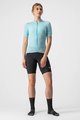 CASTELLI Cycling short sleeve jersey - PROMESSA J. LADY - light blue