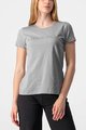 CASTELLI Cycling short sleeve t-shirt - SPRINTER W TEE LADY - grey