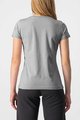 CASTELLI Cycling short sleeve t-shirt - SPRINTER W TEE LADY - grey