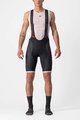 CASTELLI Cycling bib shorts - COMPETIZIONE KIT - black/silver