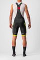 CASTELLI Cycling bib shorts - COMPETIZIONE KIT - yellow/black