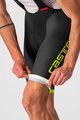 CASTELLI Cycling bib shorts - COMPETIZIONE KIT - yellow/black
