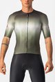 CASTELLI Cycling short sleeve jersey and shorts - AERO RACE 6.0 - black/green/anthracite