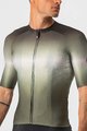 CASTELLI Cycling short sleeve jersey - AERO RACE 6.0 - anthracite/green