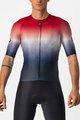 CASTELLI Cycling short sleeve jersey - AERO RACE 6.0 - red/white/blue