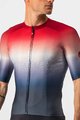 CASTELLI Cycling short sleeve jersey - AERO RACE 6.0 - red/white/blue