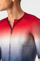 CASTELLI Cycling short sleeve jersey - AERO RACE 6.0 - red/white/blue