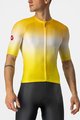 CASTELLI Cycling short sleeve jersey and shorts - AERO RACE 6.0 - yellow/black