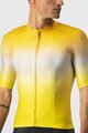 CASTELLI Cycling short sleeve jersey - AERO RACE 6.0 - yellow/white