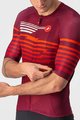 CASTELLI Cycling short sleeve jersey - CLIMBER'S 3.0 - red/bordeaux