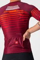 CASTELLI Cycling short sleeve jersey - CLIMBER'S 3.0 - red/bordeaux