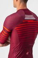 CASTELLI Cycling short sleeve jersey - CLIMBER'S 3.0 - red/bordeaux