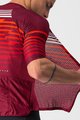 CASTELLI Cycling short sleeve jersey - CLIMBER'S 3.0 - red/bordeaux
