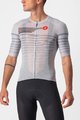 CASTELLI Cycling short sleeve jersey - CLIMBER'S 3.0 - silver/grey