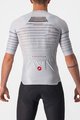 CASTELLI Cycling short sleeve jersey - CLIMBER'S 3.0 - silver/grey