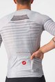 CASTELLI Cycling short sleeve jersey - CLIMBER'S 3.0 - silver/grey