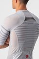 CASTELLI Cycling short sleeve jersey - CLIMBER'S 3.0 - silver/grey