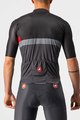 CASTELLI Cycling short sleeve jersey - A BLOCCO - black/grey/red