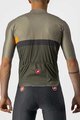 CASTELLI Cycling short sleeve jersey - A BLOCCO - grey/orange/green