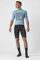CASTELLI Cycling short sleeve jersey - BAGARRE - blue