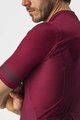 CASTELLI Cycling short sleeve jersey - A TUTTA - bordeaux