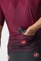 CASTELLI Cycling short sleeve jersey - A TUTTA - bordeaux