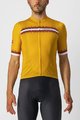 CASTELLI Cycling short sleeve jersey - GRIMPEUR - yellow