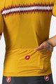 CASTELLI Cycling short sleeve jersey - GRIMPEUR - yellow