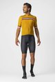 CASTELLI Cycling short sleeve jersey - GRIMPEUR - yellow