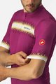 CASTELLI Cycling short sleeve jersey - GRIMPEUR - cyclamen