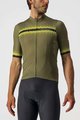 CASTELLI Cycling short sleeve jersey and shorts - GRIMPEUR - black/green