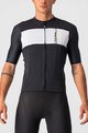 CASTELLI Cycling short sleeve jersey - PROLOGO VII - black/beige/grey