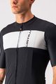 CASTELLI Cycling short sleeve jersey - PROLOGO VII - black/beige/grey