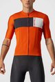 CASTELLI Cycling short sleeve jersey and shorts - PROLOGO VII - ivory/black/orange